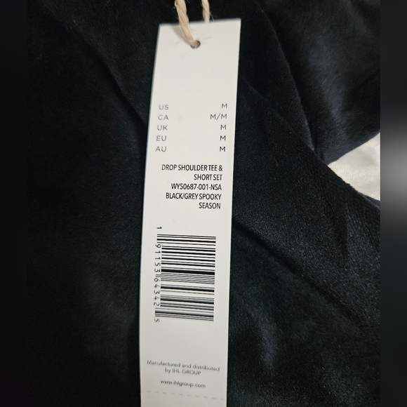 Rae Dunn BOO Cozy Stretch Velour Pj Top - MEDIUM - Picture 7 of 7